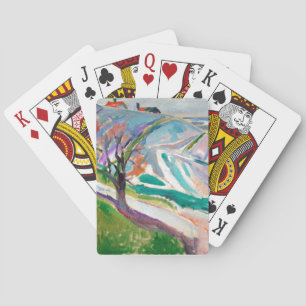 Baraja De Cartas Paintaje paisajístico Edward Munch
