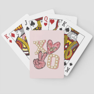 Baraja De Cartas País Occidental Xoxo   Abrazos y besos