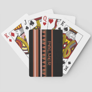 Baraja De Cartas País Rústico Geométrico Occidental