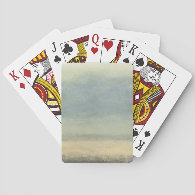 Baraja De Cartas Paisaje abstracto con cielo sobredimensionado (Reverso)