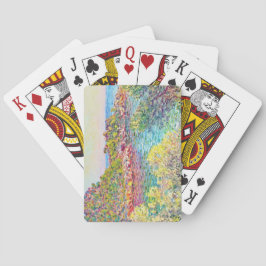 Baraja De Cartas Paisaje cerca de Monte Carlo (por Claude Monet)