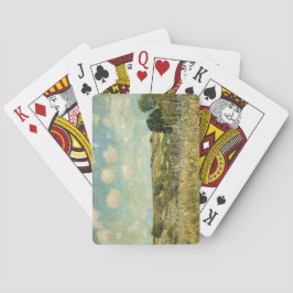 Baraja De Cartas Paisaje Country Meadow (por Alfred Sisley)