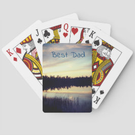 Baraja De Cartas Paisaje de agua con árboles