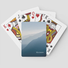 Baraja De Cartas Paisaje de montaña personalizado