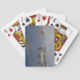 Baraja De Cartas Paisaje de nieve en invierno (por H.A. Brendekilde