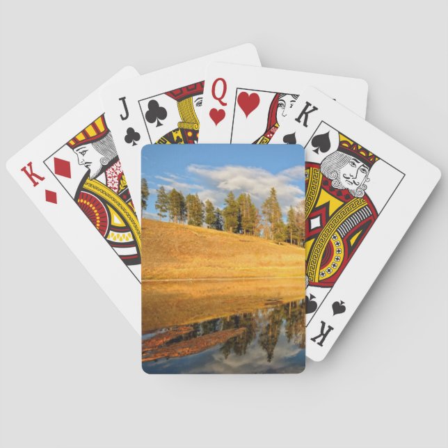 Baraja De Cartas Paisaje de Yellowstone (Reverso)
