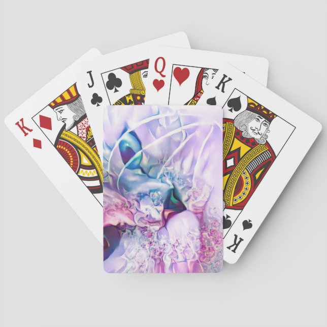 Baraja De Cartas Paisaje del gato Pastel (Reverso)