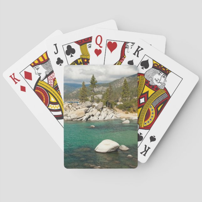 Baraja De Cartas Paisaje del lago Tahoe (Reverso)