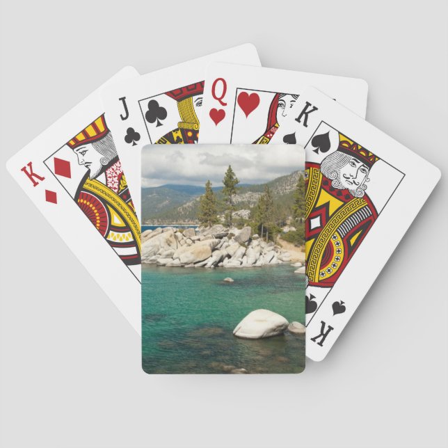 Baraja De Cartas Paisaje del lago Tahoe (Reverso)
