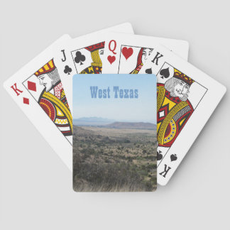 Baraja De Cartas Paisaje del oeste de Texas