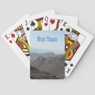 Baraja De Cartas Paisaje del oeste de Texas