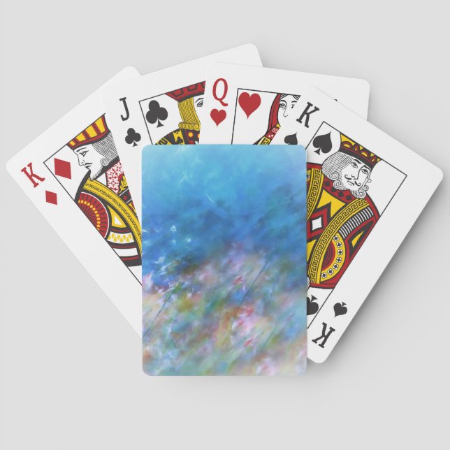 Baraja De Cartas Paisaje del sueño de Pastel (Reverso)