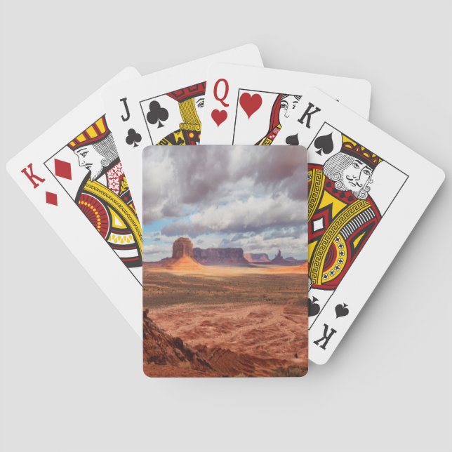 Baraja De Cartas Paisaje del valle del monumento, AZ (Reverso)