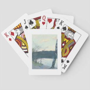 Baraja De Cartas Paisaje (en colores pastel en lona)