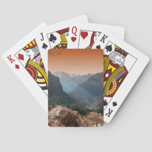 Baraja De Cartas Paisaje montañoso del Parque Nacional Zion