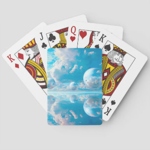 Baraja De Cartas Paisaje natural surrealista soñador