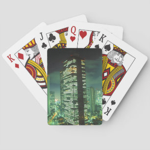 Baraja De Cartas Paisaje nocturno, Shinjuku, Tokio, Japón