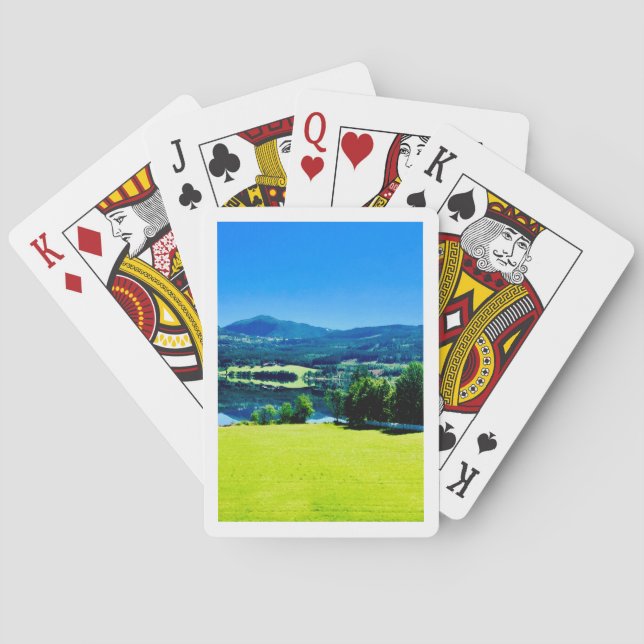 Baraja De Cartas paisaje noruego (Reverso)