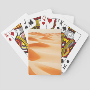 Baraja De Cartas Paisaje pintoresco Desert Naturaleza fondo arte