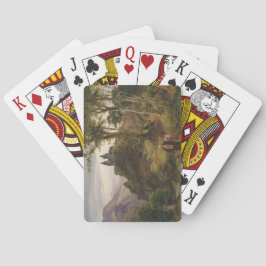 Baraja De Cartas Paisaje romántico con complejo de monasterios