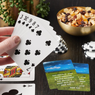 Baraja De Cartas Paisaje rural de Saint Kitts