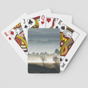 Baraja De Cartas Paisaje rural de Suiza Misty