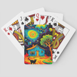 Baraja De Cartas "Paisaje scópico: Noche mística"