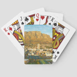 Baraja De Cartas Paisaje urbano de Ciudad del Cabo con montaña de m