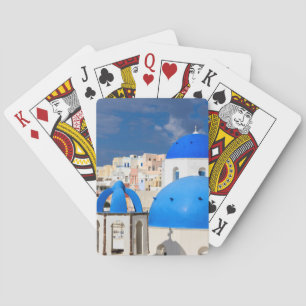Baraja De Cartas Paisaje urbano de Santorini, Grecia