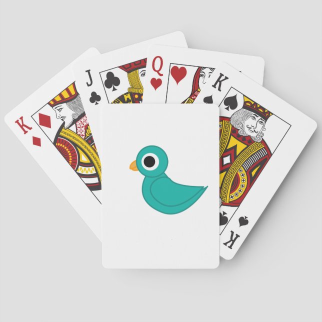 Baraja De Cartas Pájaro (Reverso)
