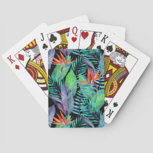 Baraja De Cartas Pájaro Acuarela De Paraíso
