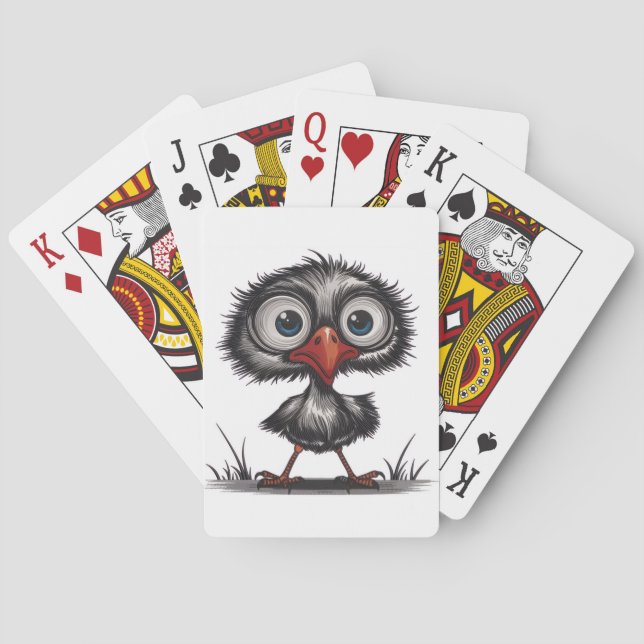 Baraja De Cartas Pájaro caprichoso (Reverso)