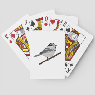 Baraja De Cartas Pájaro de pollo de montaña ilustrado