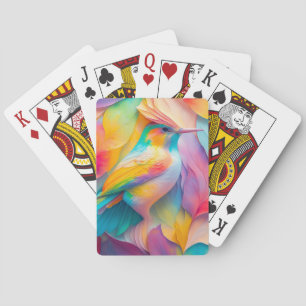 Baraja De Cartas Pájaro de seda de aves de fantasía