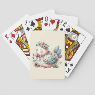 Baraja De Cartas Pájaro folclórico con encanto Pastel Boho