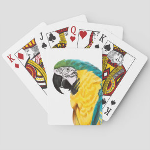 Baraja De Cartas Pájaro loro tropical