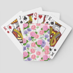 Baraja De Cartas Pájaro y flores