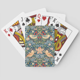 Baraja De Cartas Pájaros Lindos, Arte Antiguo de Ladrón de Fresas