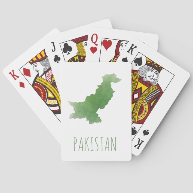 Baraja De Cartas Pakistán (Reverso)