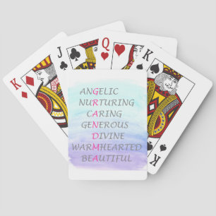 Baraja De Cartas Palabras para describir a la abuela