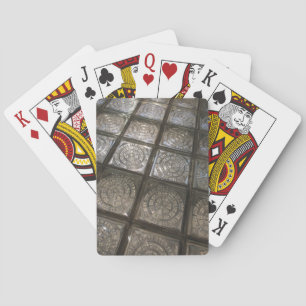 Baraja De Cartas Palacio de Comunicaciones, suelo de vidrio