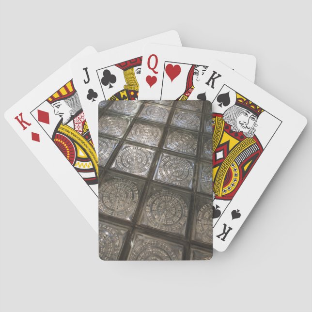 Baraja De Cartas Palacio de Comunicaciones, suelo de vidrio (Reverso)