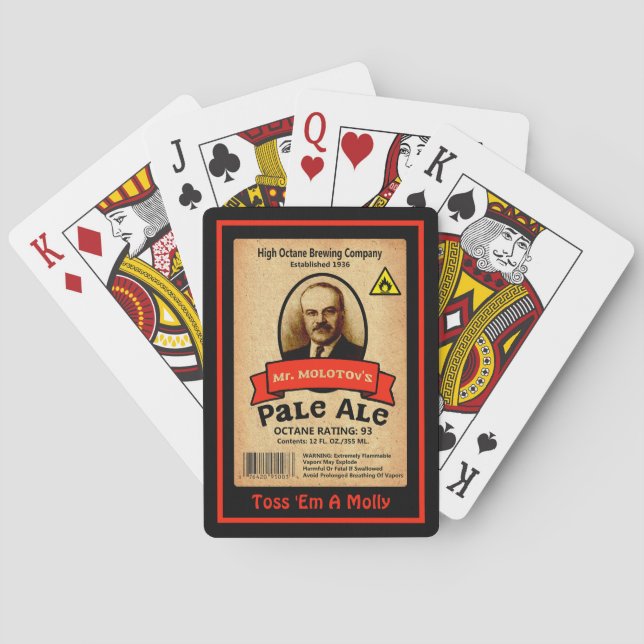 Baraja De Cartas Pale Ale del Sr. Molotov (Reverso)