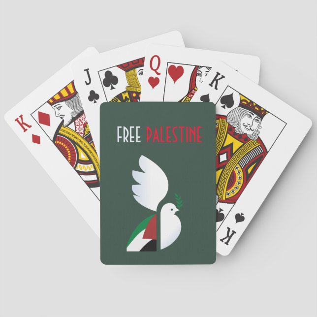 Baraja De Cartas Palestina Libre (Reverso)