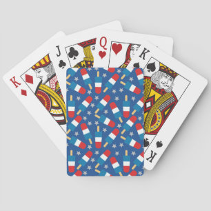 Baraja De Cartas Paletas Patrióticas de Verano 4 de Julio