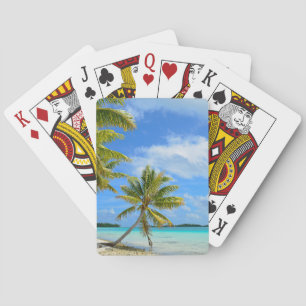 Baraja De Cartas Palm Beach tropical en el Pacífico