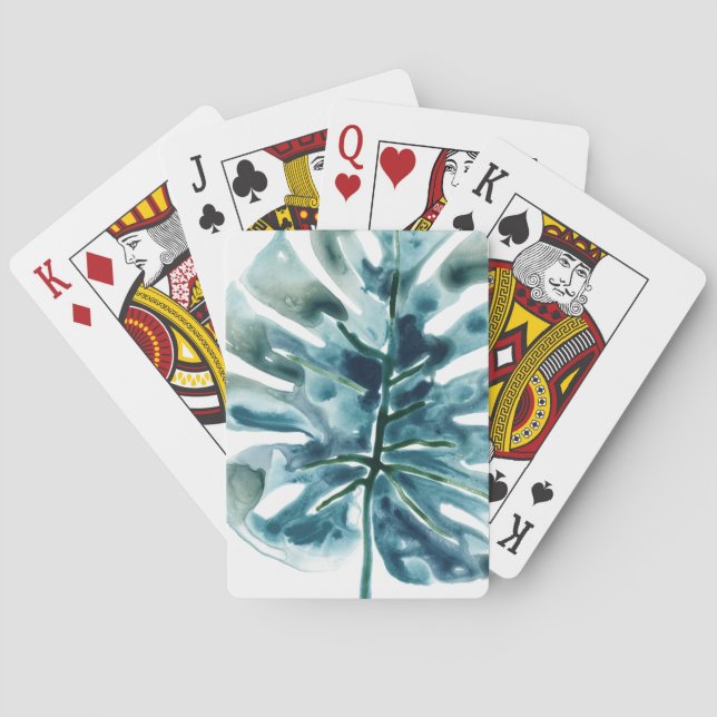 Baraja De Cartas Palm Jewel Tropical (Reverso)