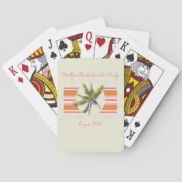 Baraja De Cartas Palm Springs Before the Ring - Bachelorette Retro