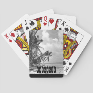 Baraja De Cartas Palmeras Vintage Personalizadas