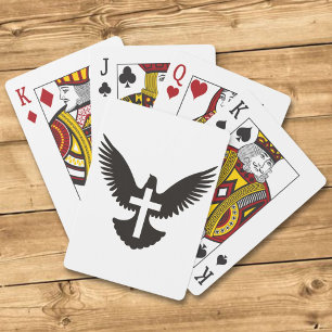 Baraja De Cartas Palo con cruz